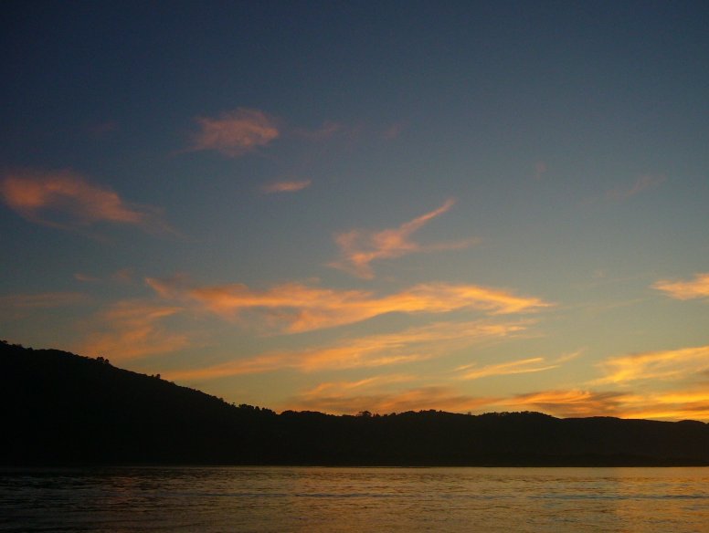 Amazing sunset skies in Lions Head, Knysna South Africa