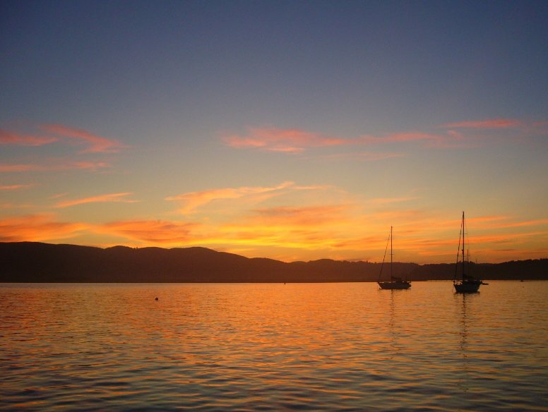 Sunset over Lions Head, South Africa, Knysna South Africa