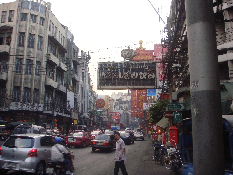 The centre of Bangkok's Chinatown, Bangkok Thailand