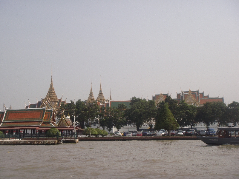 River View of the Grand Palace, Bangkok Thailand