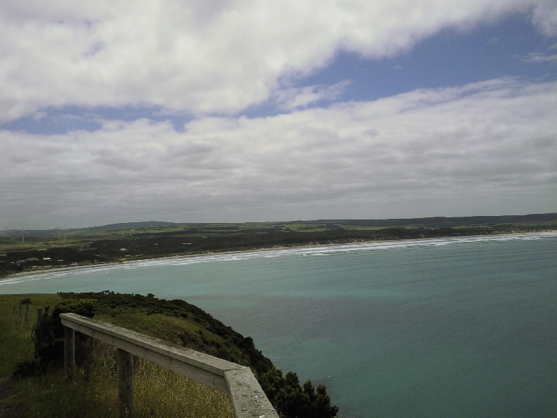 Looking over the beach at Bridgewater, Australia