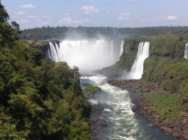 Amazing falls at Puerto Iguazu, Argentina