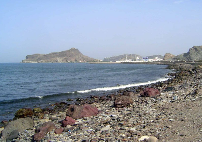 Cooling off at the beach in Aden, Aden Yemen