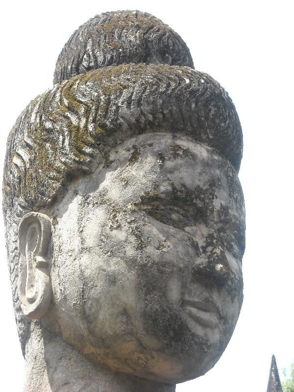Vientiane Laos Big Buddha Head in Vientiane