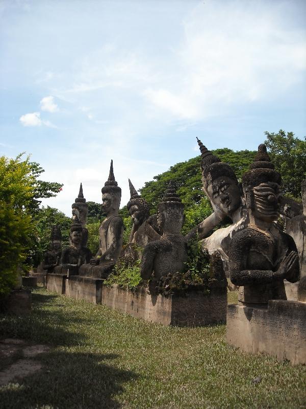 Vientiane Laos The cement statues of Xieng Khuan