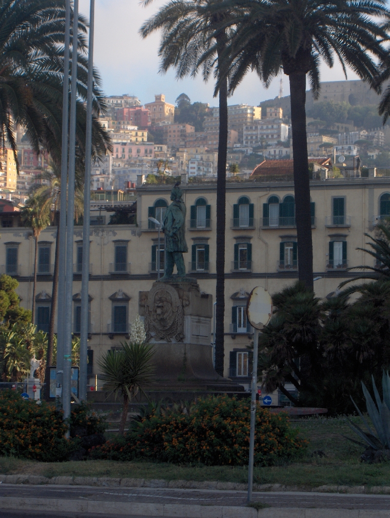 The Quartieri Spagnoli up the hill, Naples Italy