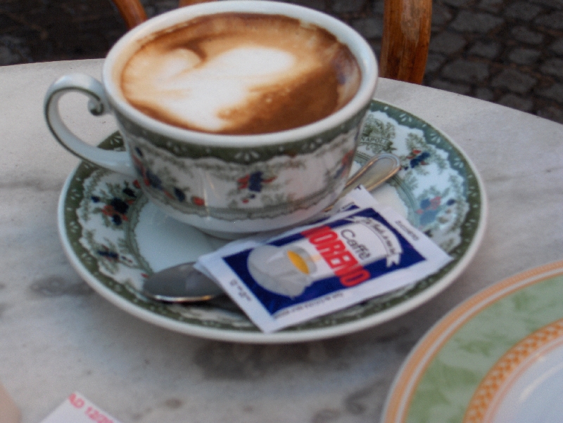 Neapolitan Coffee at Gambrinus, Naples Italy