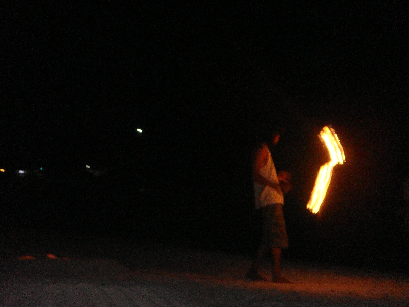 Ko Lipe Thailand Dancers on the beach in Ko Lipe