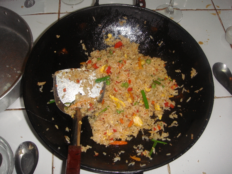 Wow fried rice made by me!, Ko Lanta Thailand