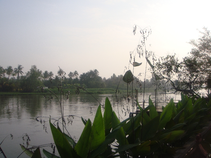 Pictures of Nakhon Pathom river, Thailand