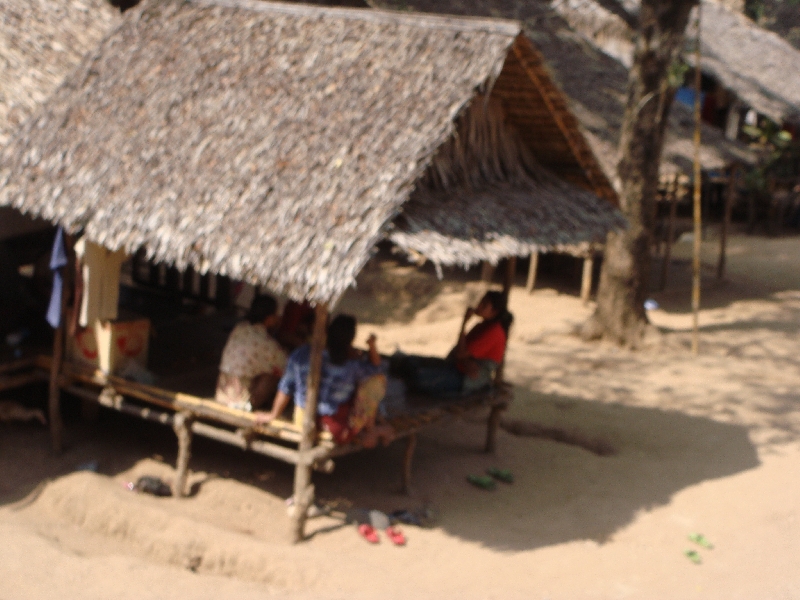 A village in the west of Thailand, Kanchanaburi Thailand