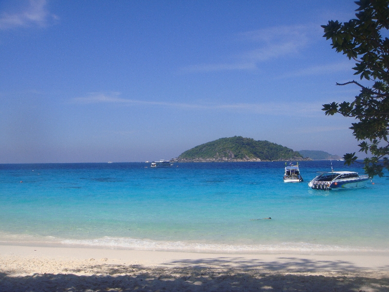 The beach on Ko SImilan, Ko Similan Thailand