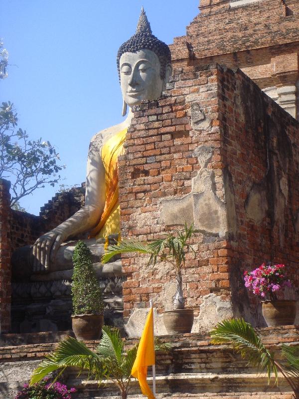 The Buddhist gardens in Ayutthaya, Ayutthaya Thailand