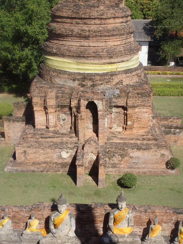 Pictures from Wat Yai Chaimonkhol, Ayuthhaya, Thailand