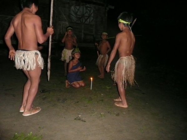Traditional Dancing in Ecuador, Quito Ecuador