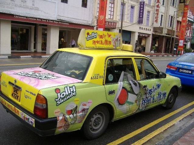 Taxi to Chinatown, Singapore, Singapore