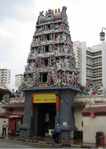 Shri Mariamman Temple in Chinatown, Singapore