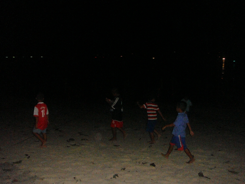 Thai kids on the beach in Phi Phi, Ko Phi Phi Don Thailand