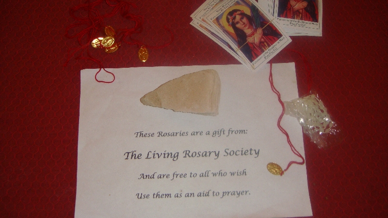 Amulets in the church of Beagle Bay, Australia