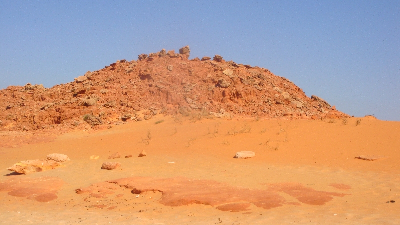 The rough red outback, Australia