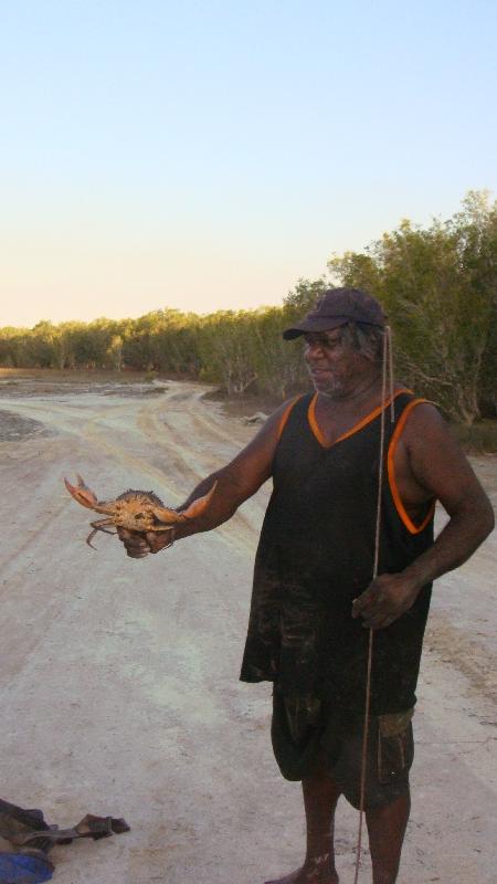 Mud crabbing in Western Australia, Cape Leveque Australia