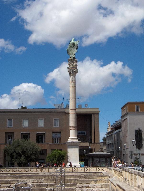 Lecce Italy Saint Oronzo Square in Lecce