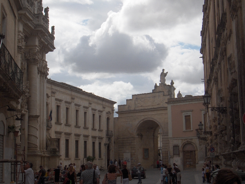 Lecce Italy Triumphal arch of Porta Napoli, Lecce