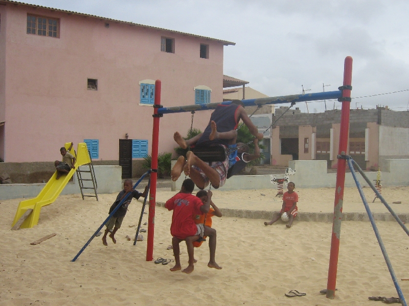 On the playground in Espargos, Cape Verde