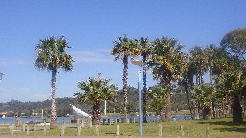 The esplanade in Perth, Perth Australia