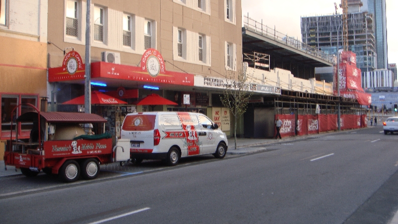 Perth Australia Authentic pizza delivery van