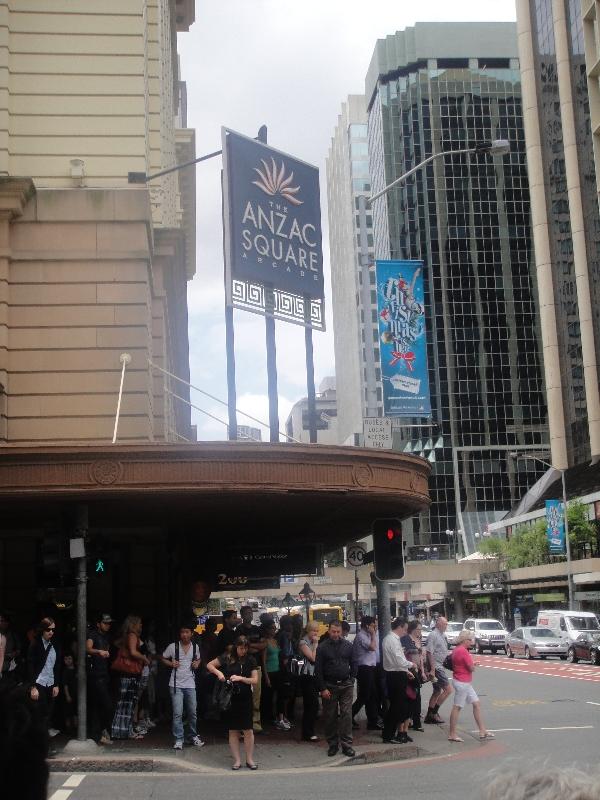 Busy Adelaide St, Brisbane Australia