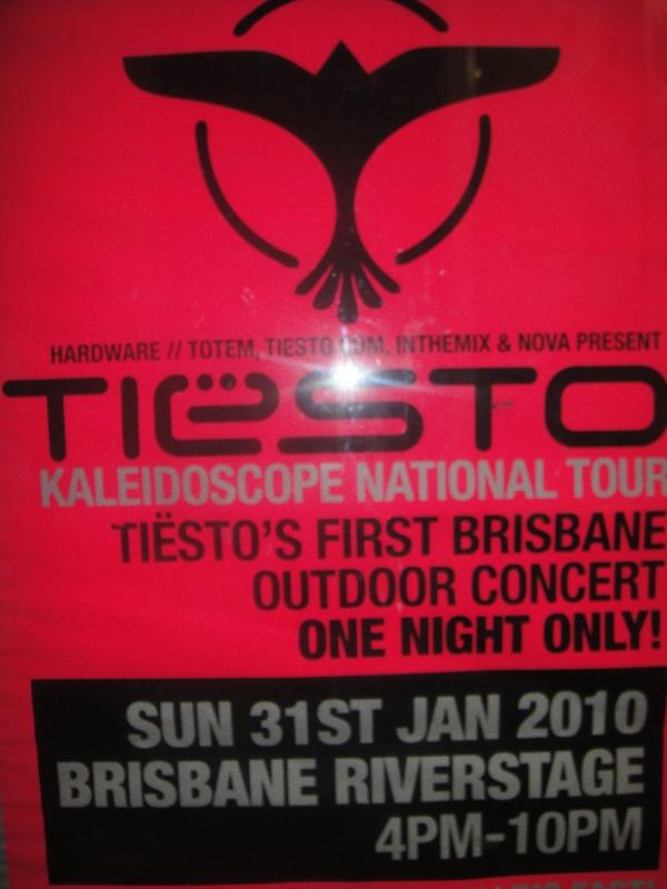 Dj Tiesto in Brisbane, Queensland, Brisbane Australia