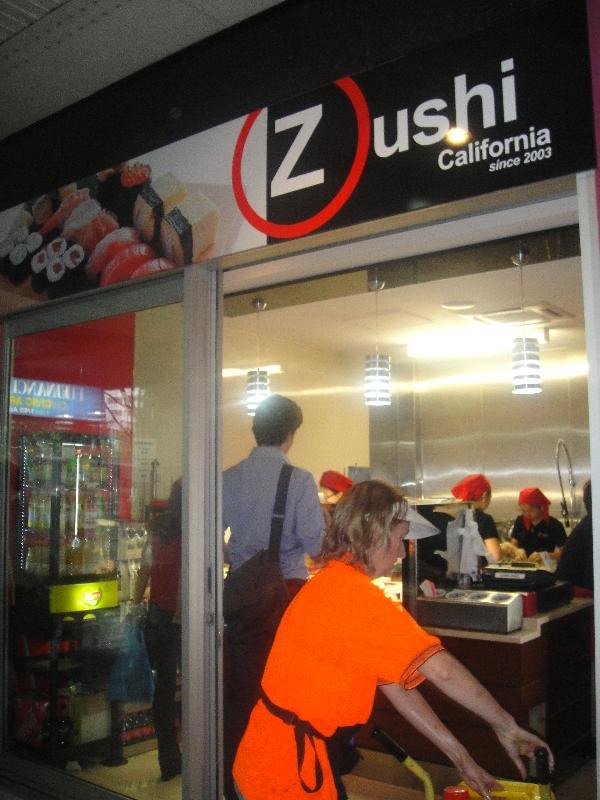 Sushi shop close to Adelaide St, Australia