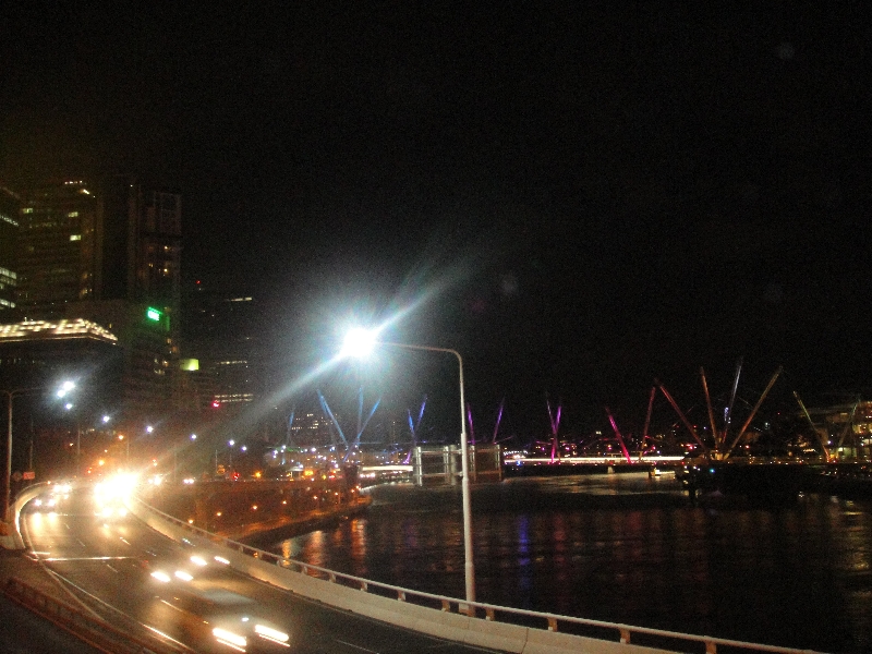 Pictures of Brisbane at night, Australia