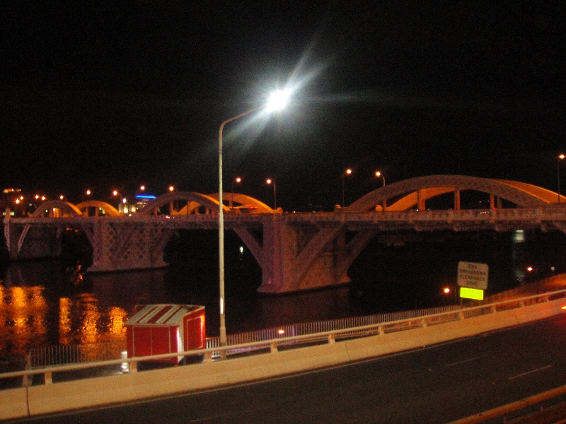 Brisbane River by night, Brisbane Australia