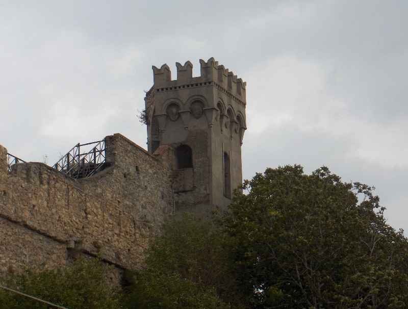 The medieval walls of Catanzaro, Italy