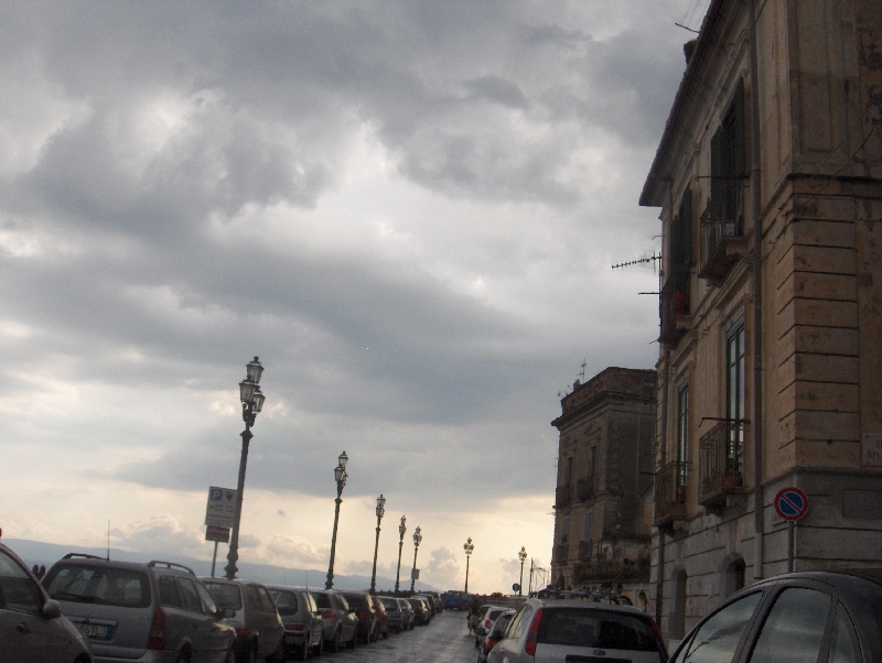 Catanzaro Italy Parking the car up the hill