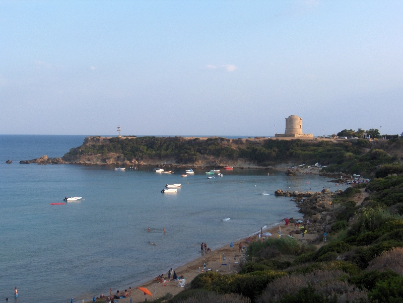 The coastline in Catanzaro, Italy