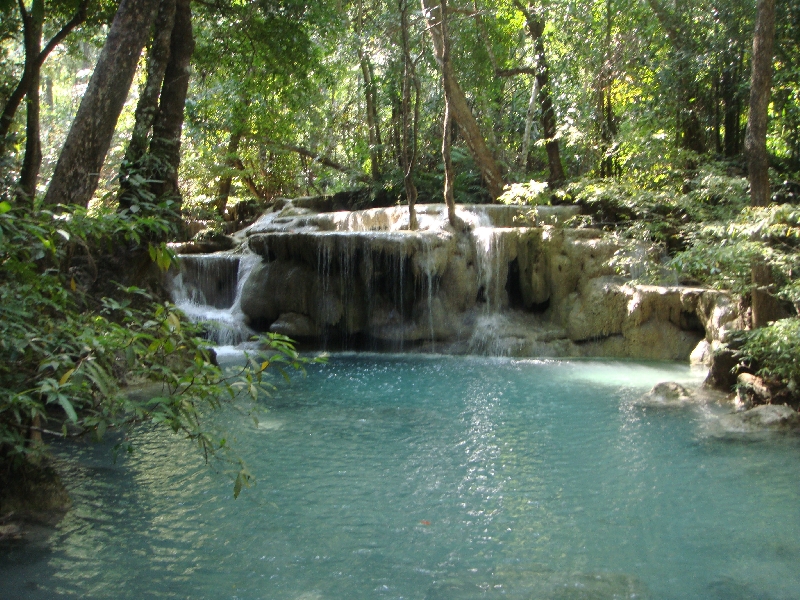 The blue waters of Erawan, Thailand