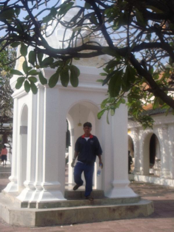 Ringing the bells at Pathom Chedi, Nakhon Pathom Thailand