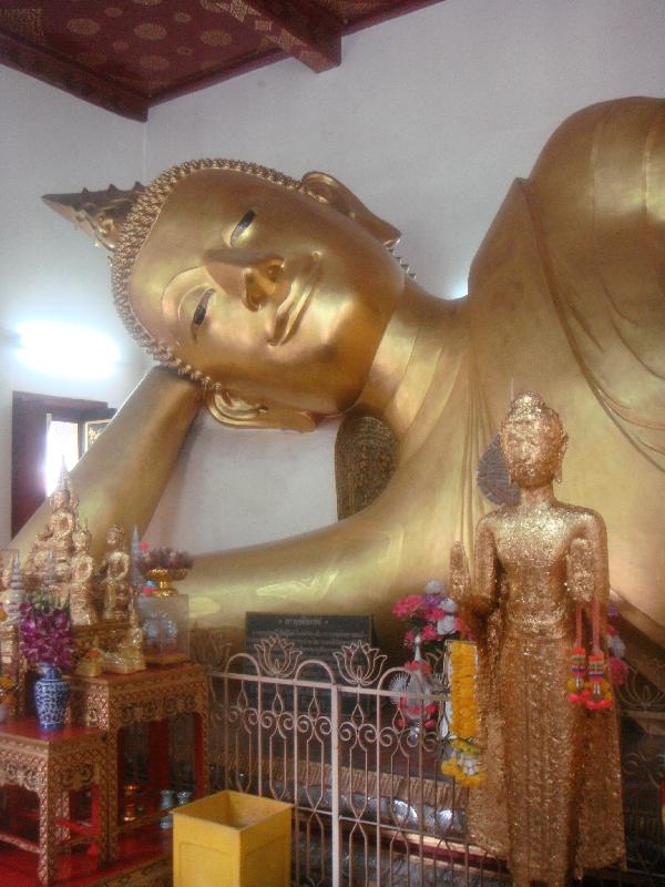 Reclining Buddha in Nakhon Pathom, Thailand