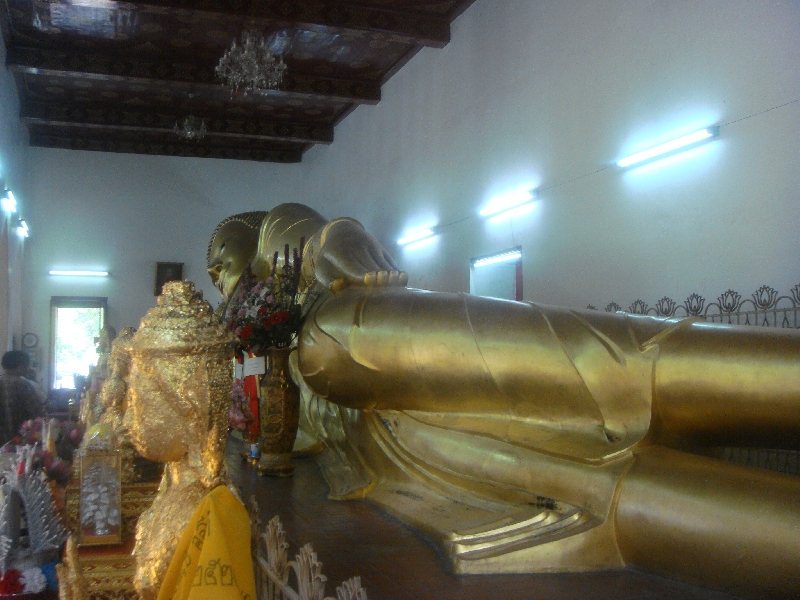 Inside the Phra Pathom Chedi temple, Nakhon Pathom Thailand