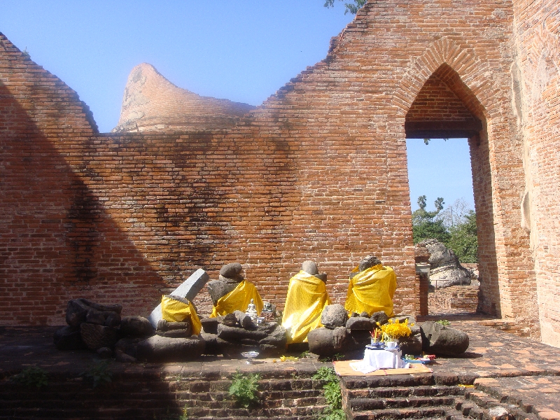 The Buddhist remains of Wat Gudidao, Thailand