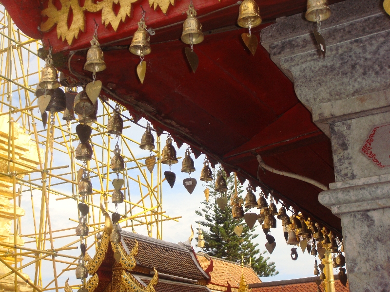 Offerings at Wat Phrathat Doi Suthep, Thailand