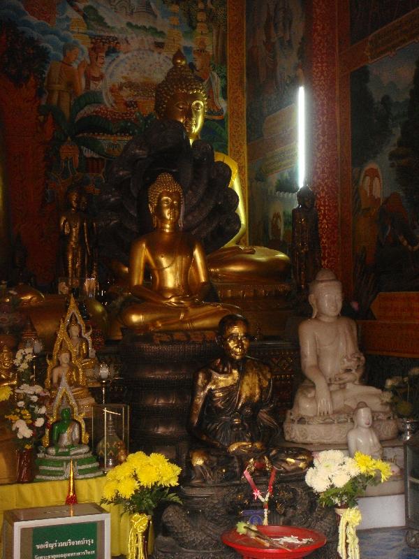 Inside a temple at Doi Suthep, Thailand