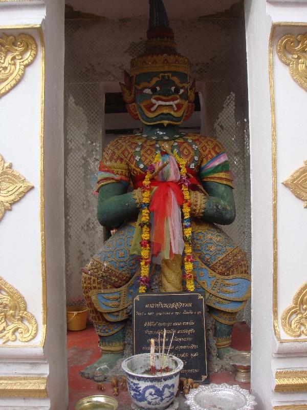 Buddhist shrine with decoration, Chiang Mai Thailand