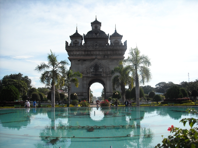 The Gate of Triumph in Vientiane, Vientiane Laos