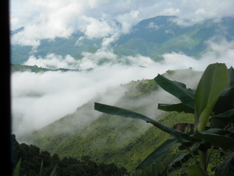 The mountains of Luang Prabang, Laos