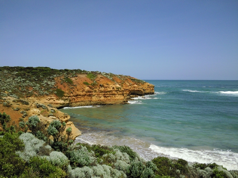 Looking out over Bay of Martyrs, Australia