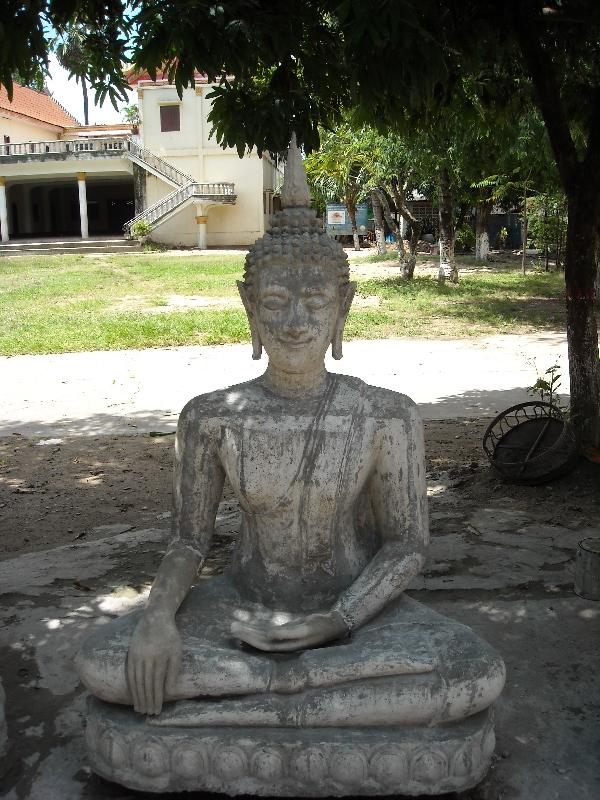 Buddha statues of ceramic, Laos